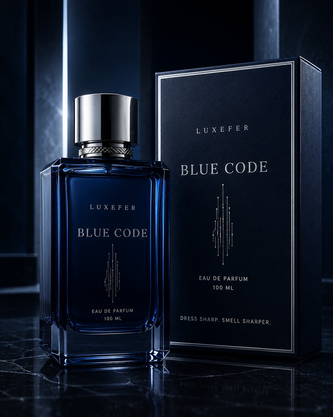 LUXEFER BLUE CODE Eau de Parfum 100ML | Premium Men's Perfume